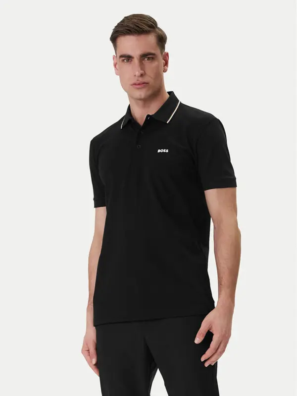 Boss BOSS Polo Birdie Paule 50559365 Crna Slim Fit