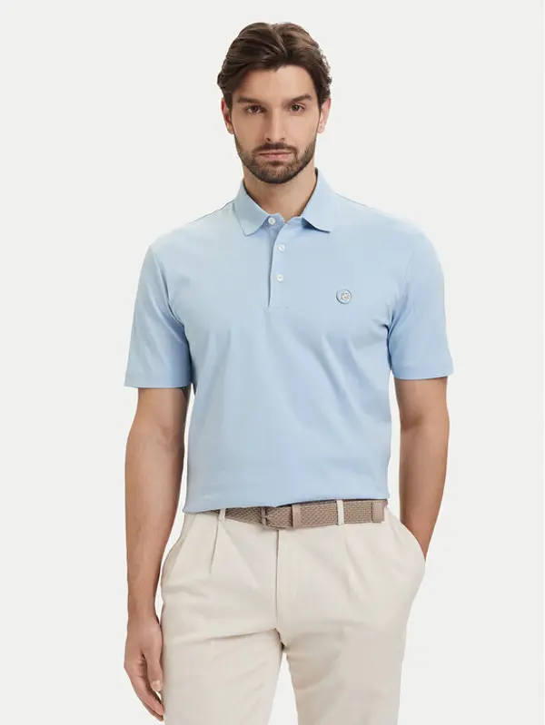 Boss BOSS Polo C-Parris 50555829 Svijetlo plava Regular Fit
