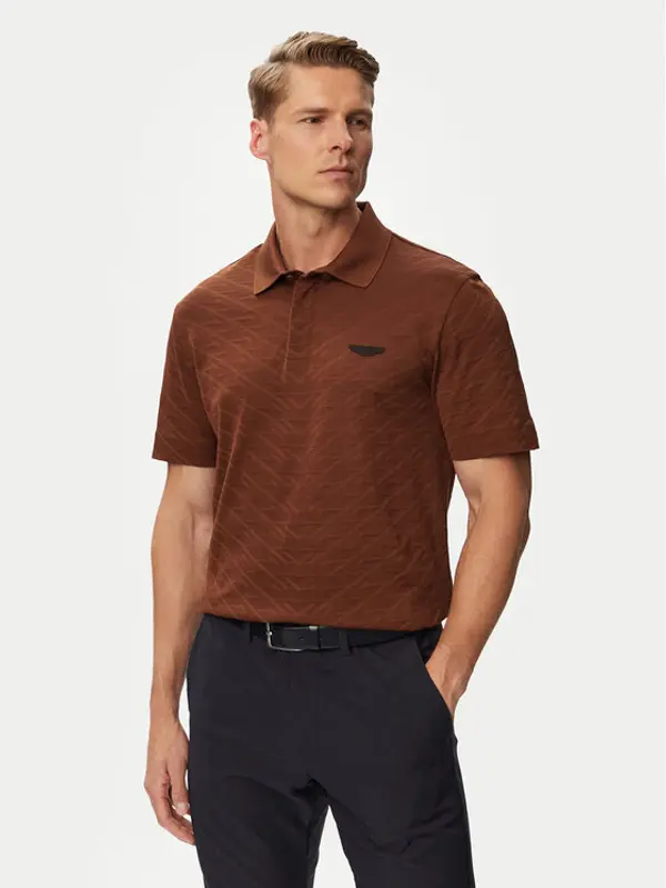 Boss BOSS Polo C-Prout 180_AM 50565174 Smeđa Regular Fit