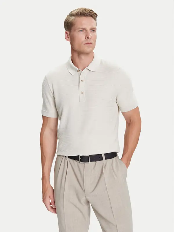 Boss BOSS Polo H-Iannotti 50543148 Bež Regular Fit