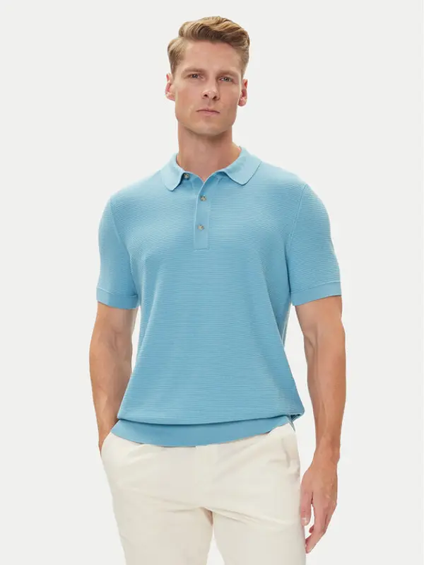 Boss BOSS Polo H-Iannotti 50543148 Plava Regular Fit