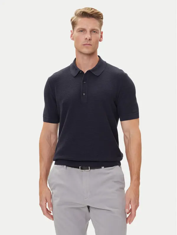 Boss BOSS Polo H-Iannotti 50543148 Tamnoplava Regular Fit