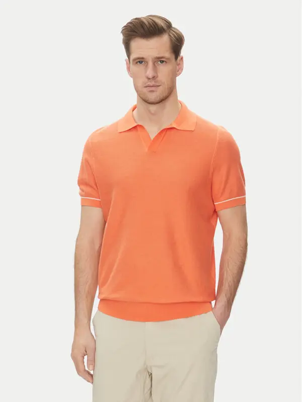 Boss BOSS Polo H-Jianluca 50537654 Narančasta Regular Fit