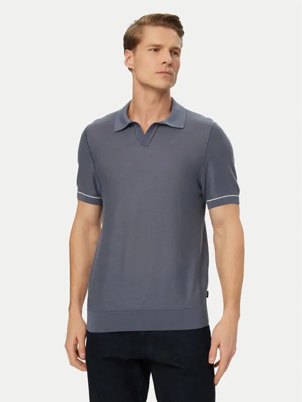 Boss BOSS Polo H-Narciso 50560483 Plava Regular Fit