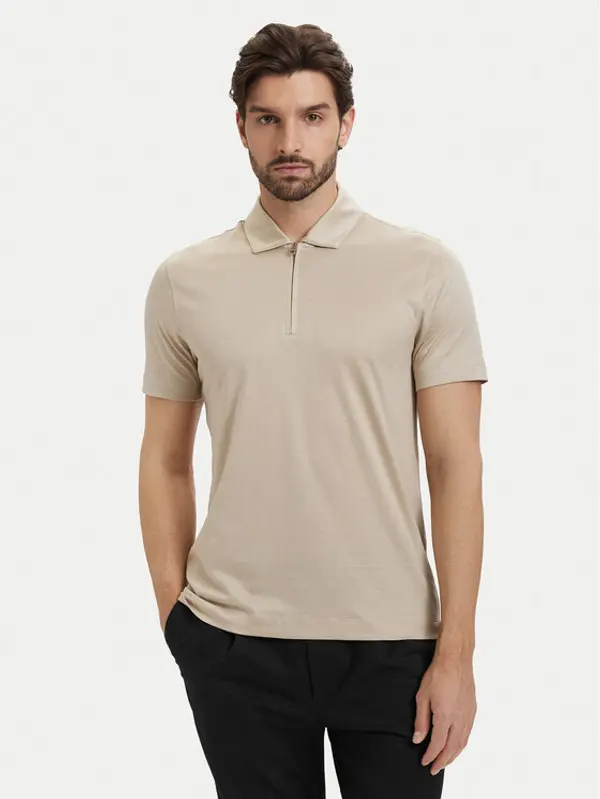 Boss BOSS Polo H-Paras 50537955 Svijetlo bež Regular Fit