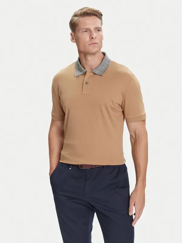 Boss BOSS Polo H-Parlay 302 50545487 Bež Regular Fit