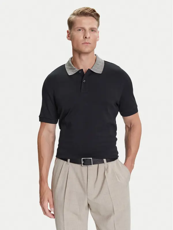 Boss BOSS Polo H-Parlay 302 50545487 Crna Regular Fit