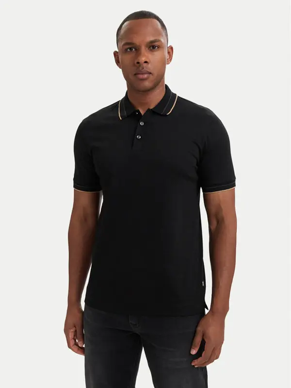 Boss BOSS Polo H-Phillipson 195 50565587 Crna Slim Fit