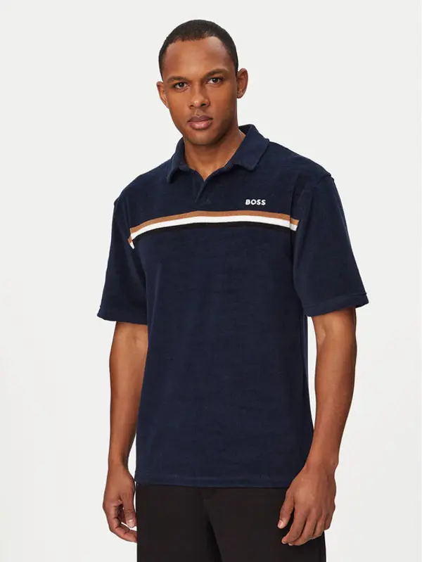 Boss BOSS Polo Iconic 50561186 Tamnoplava Regular Fit