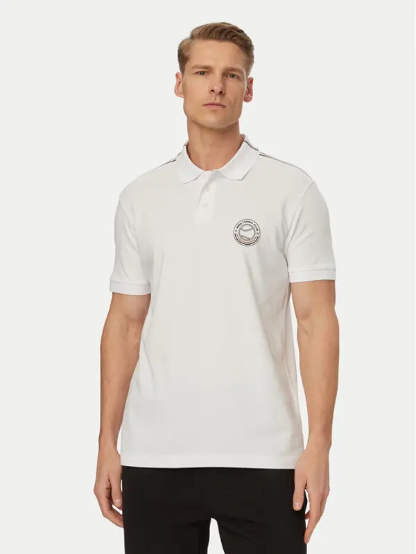 Boss BOSS Polo Open 50560261 Bijela Regular Fit
