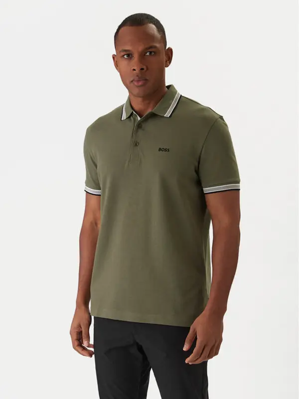 Boss BOSS Polo Paddy 50469055 Kaki Regular Fit