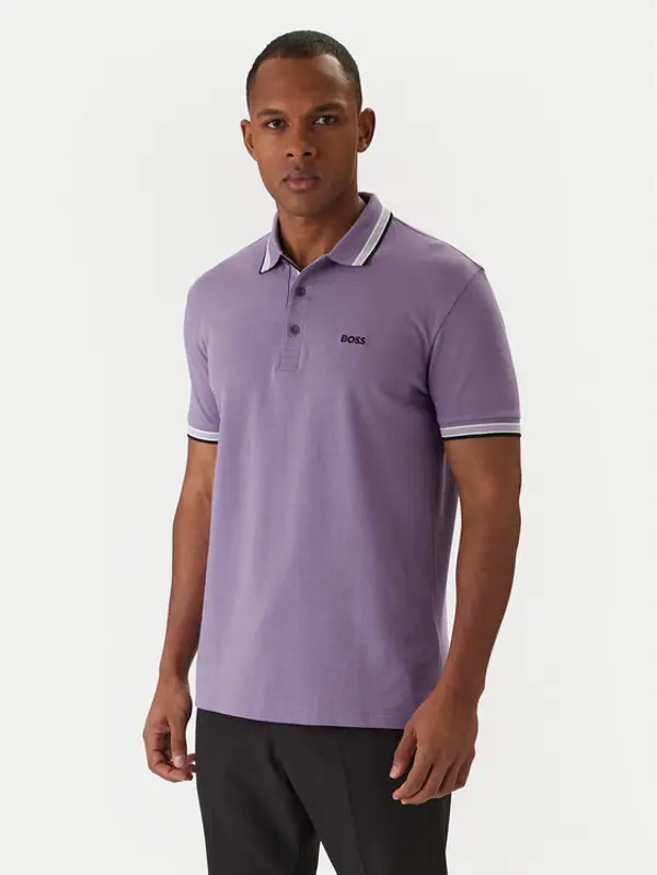 Boss BOSS Polo Paddy 50469055 Ljubičasta Regular Fit