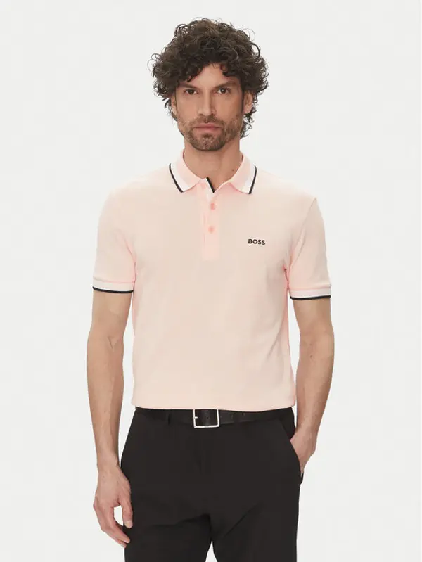 Boss BOSS Polo Paddy 50469055 Ružičasta Regular Fit