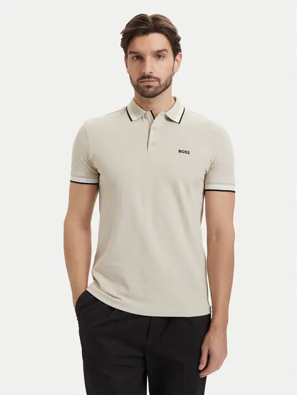 Boss BOSS Polo Paddy 50469055 Svijetlo bež Regular Fit