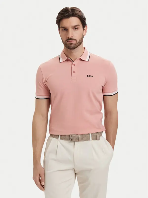 Boss BOSS Polo Paddy 50469055 Svijetlo roza Regular Fit