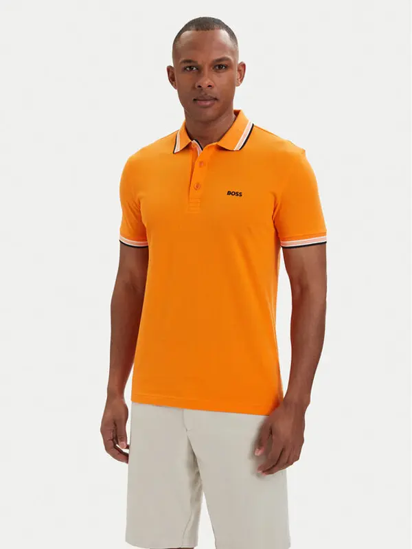 Boss BOSS Polo Paddy 50469055 Tamno narančasta Regular Fit