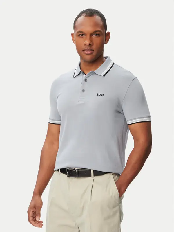 Boss BOSS Polo Paddy 50469055 Tamno zelena Regular Fit