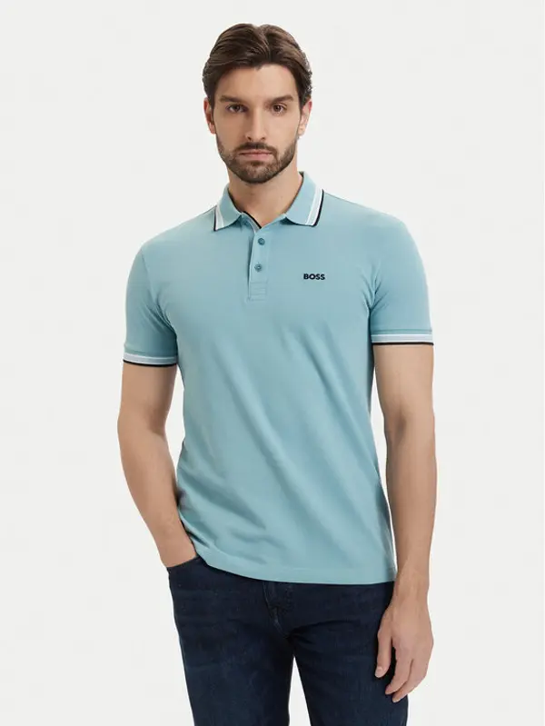 Boss BOSS Polo Paddy 50469055 Tirkizna Regular Fit