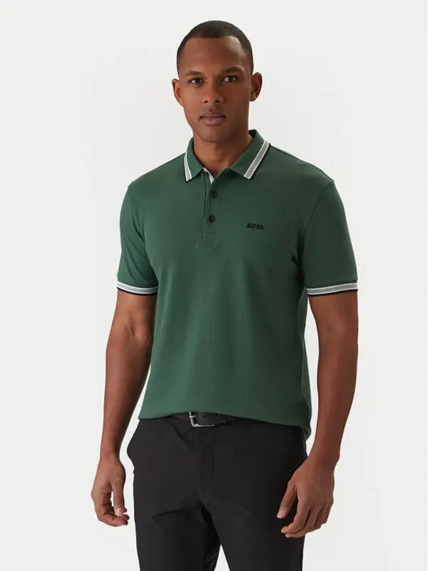 Boss BOSS Polo Paddy 50469055 Zelena Regular Fit