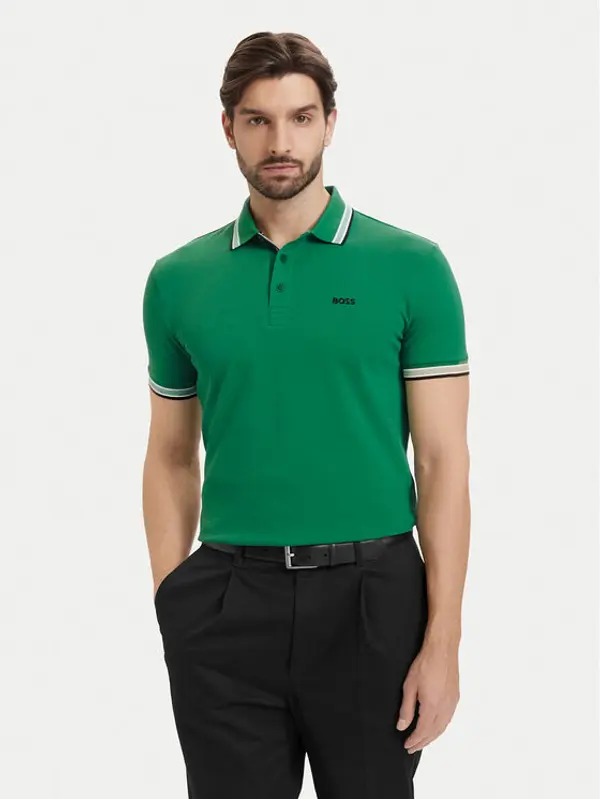 Boss BOSS Polo Paddy 50469055 Zelena Regular Fit
