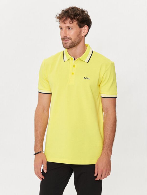 Boss Boss Polo Paddy 50469055 Žuta Regular Fit
