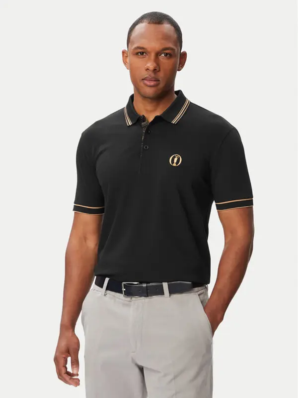 Boss BOSS Polo Paddy_The_Open-26 50566997 Crna Regular Fit