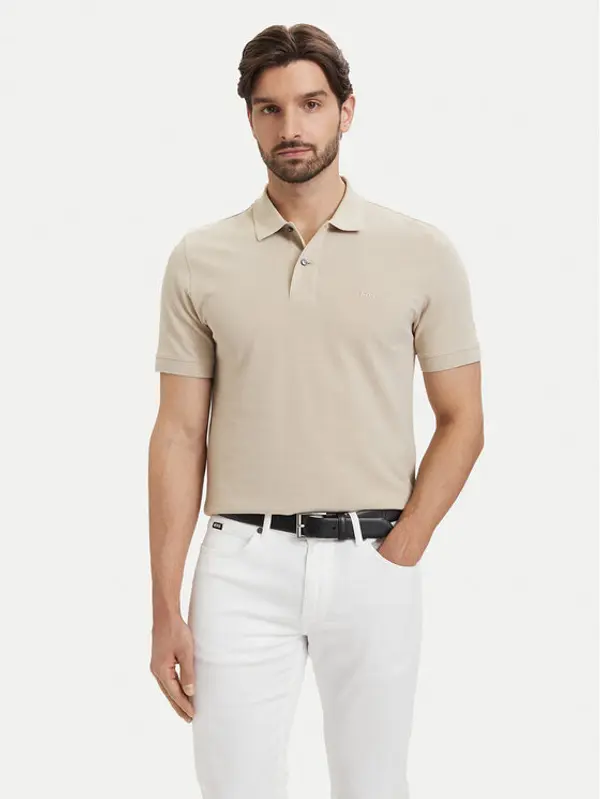 Boss BOSS Polo Pallas 50553564 Bež Regular Fit