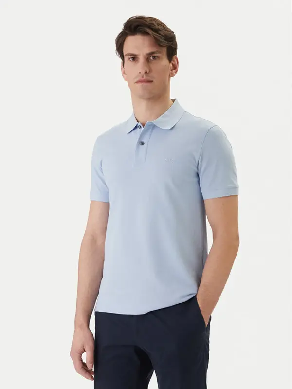 Boss BOSS Polo Pallas 50553564 Svijetloplava Regular Fit