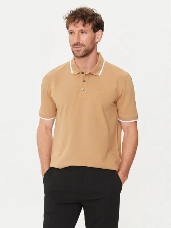 Boss Boss Polo Parlay 190 50494697 Bež Regular Fit