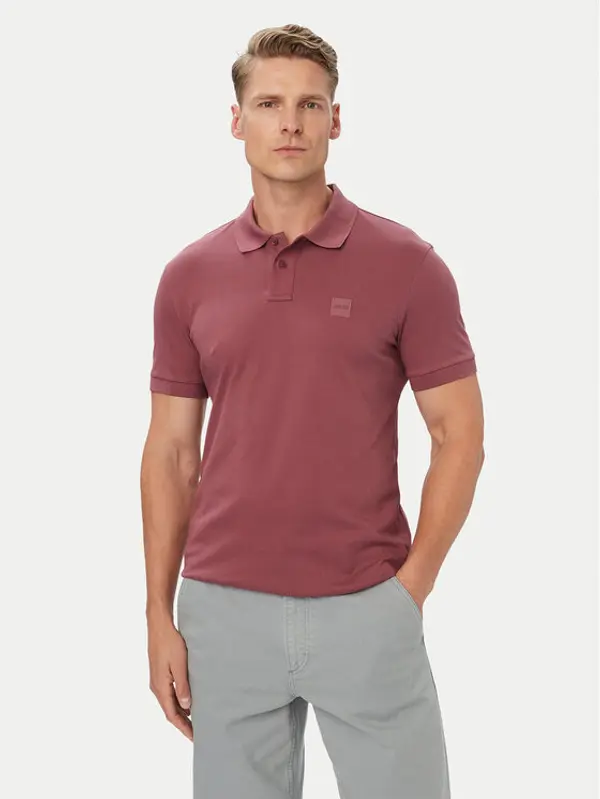 Boss BOSS Polo Passenger 50507803 Tamnocrvena Regular Fit