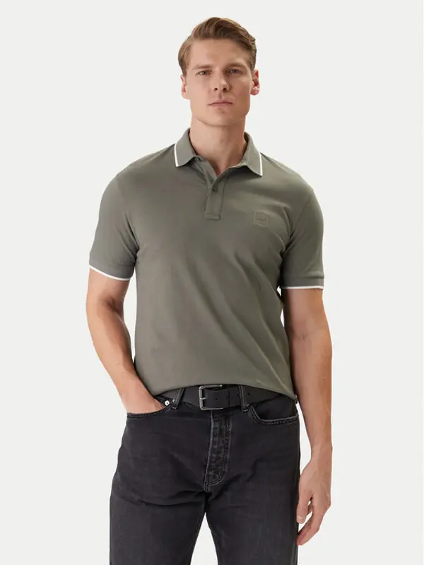 Boss BOSS Polo Passertip 50507699 Siva Regular Fit