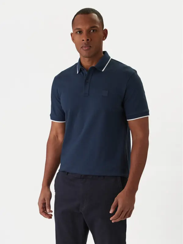 Boss BOSS Polo Passertip 50507699 Tamnoplava Slim Fit