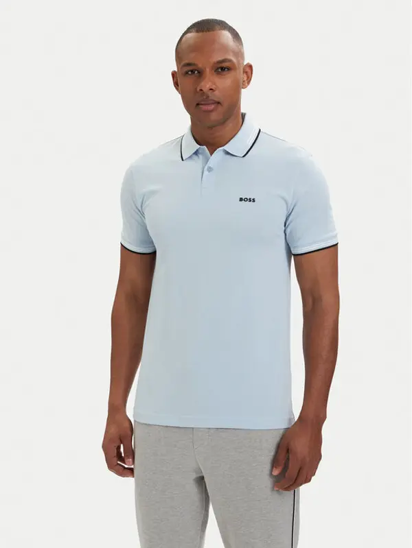 Boss BOSS Polo Paul 50506193 Svijetlo plava Slim Fit