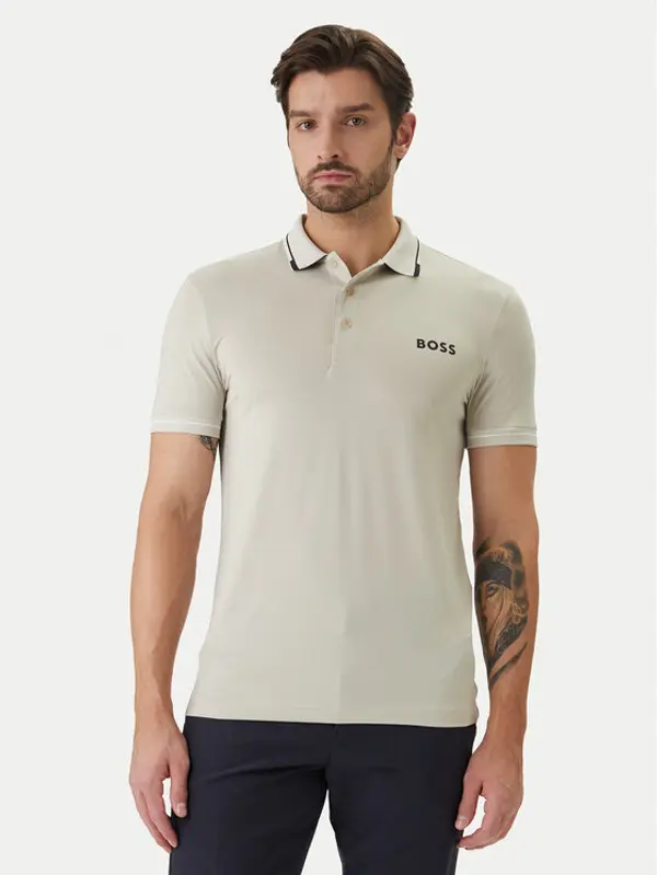 Boss BOSS Polo Paul Pro 50506203 Bež Slim Fit