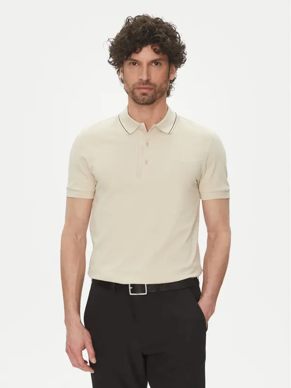 Boss BOSS Polo Paule 4 50506195 Bež Slim Fit
