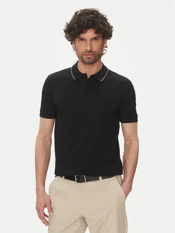 Boss BOSS Polo Paule 4 50506195 Crna Slim Fit
