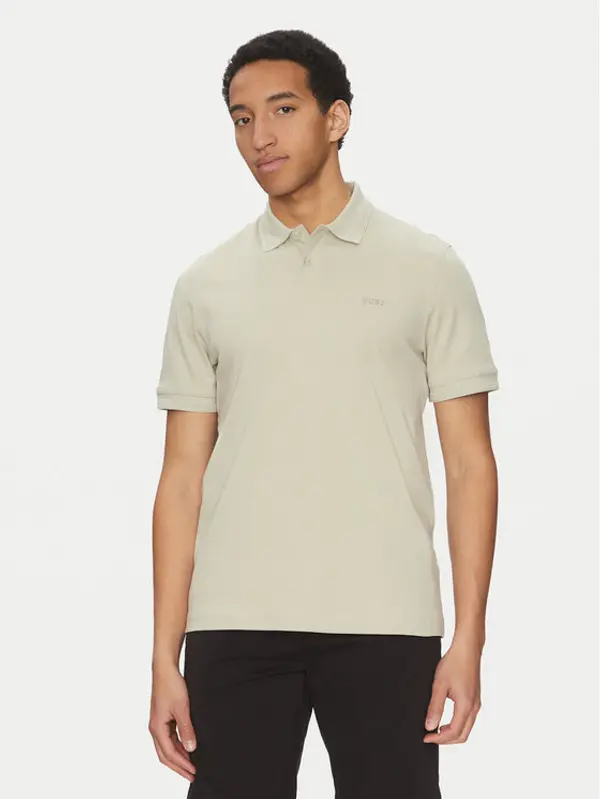 Boss BOSS Polo Pe_Interlock 50520109 Bež Regular Fit
