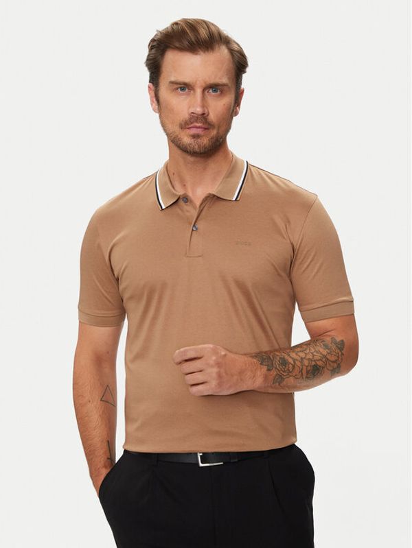 Boss Boss Polo Penrose 38 50469360 Bež Slim Fit