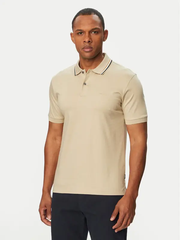 Boss BOSS Polo Penrose 38 50469360 Bež Slim Fit