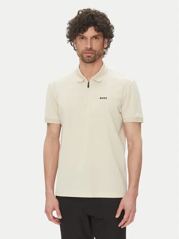 Boss BOSS Polo Philix Pima 50538177 Bež Regular Fit