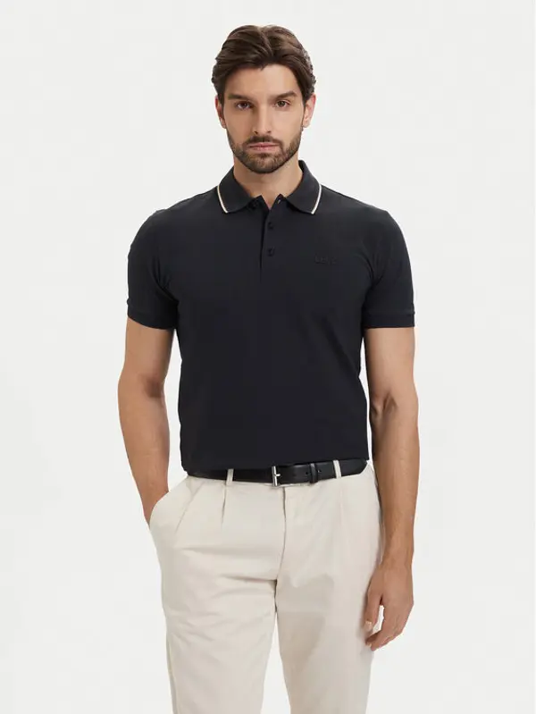 Boss BOSS Polo Pl Goc Birdie Paule 50559365 Tamnoplava Slim Fit