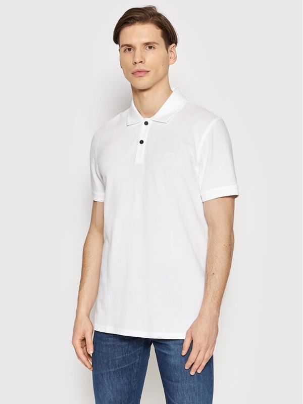 Boss Boss Polo Prime 50468576 Bijela Slim Fit