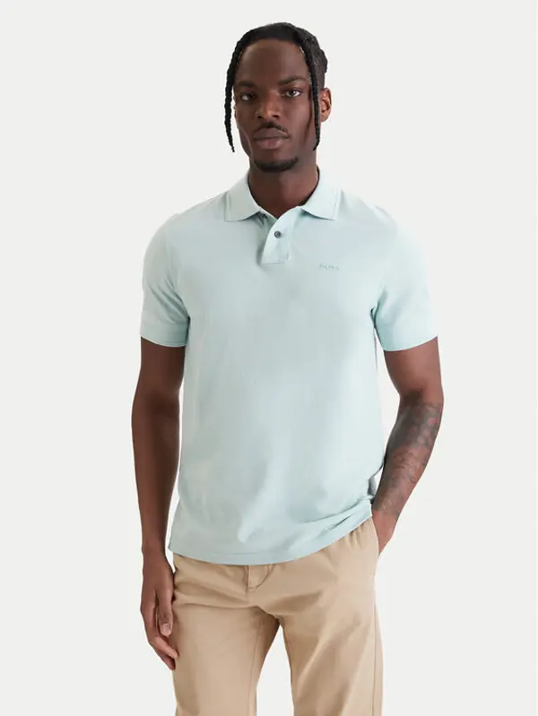 Boss BOSS Polo Prime 50507813 Zelena Regular Fit