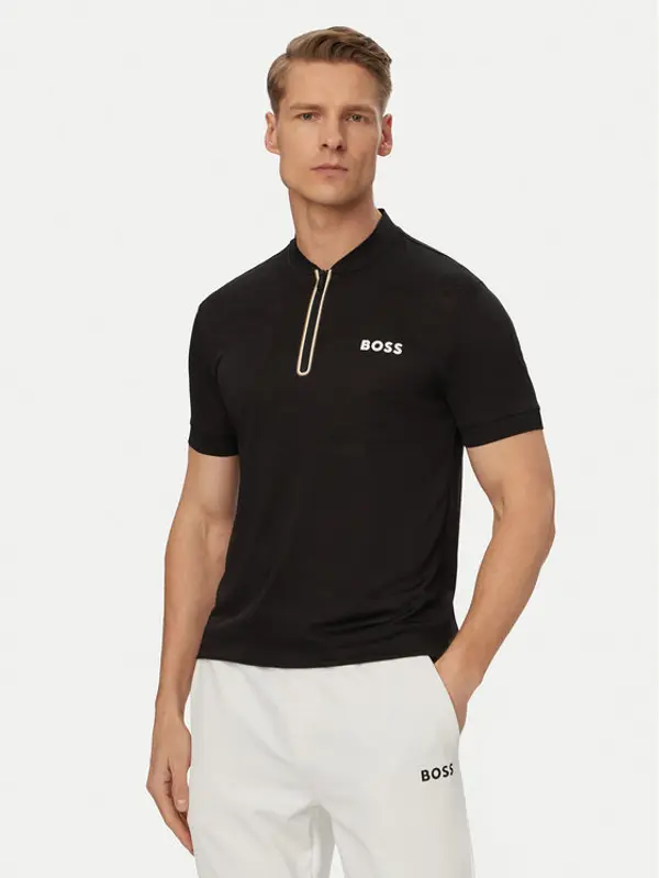 Boss BOSS Polo Serve 3 50559206 Crna Slim Fit