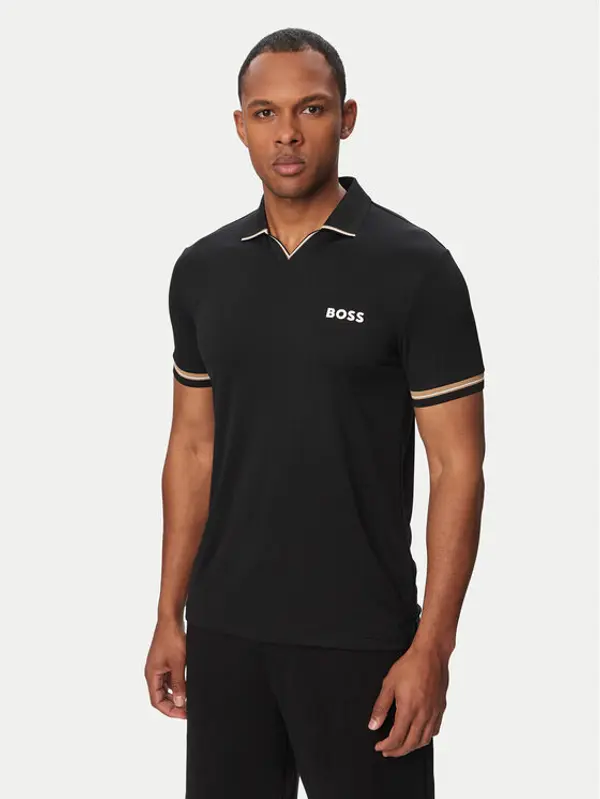 Boss BOSS Polo Serve 50559200 Crna Regular Fit