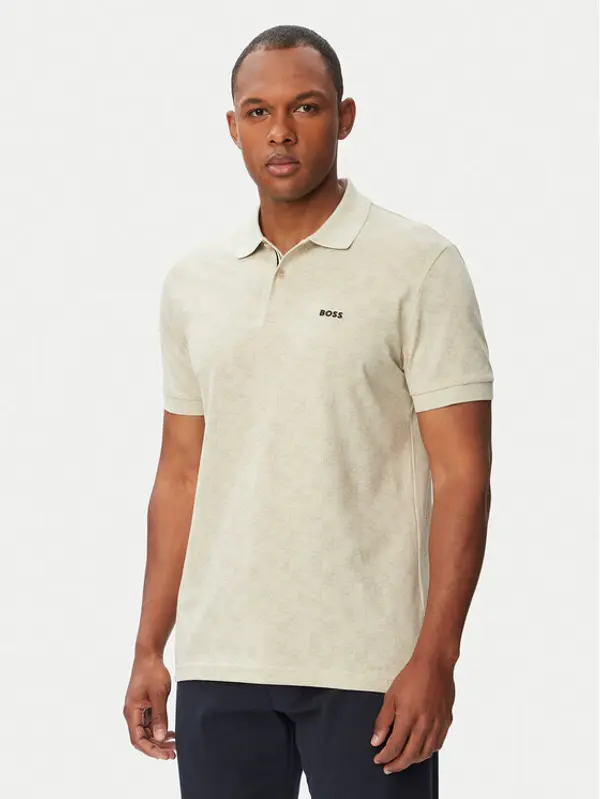 Boss BOSS Polo Swing 50564801 Svijetlo bež Regular Fit