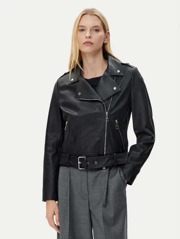 Boss BOSS Prijelazna jakna C_Sameli 50510964 Crna Regular Fit