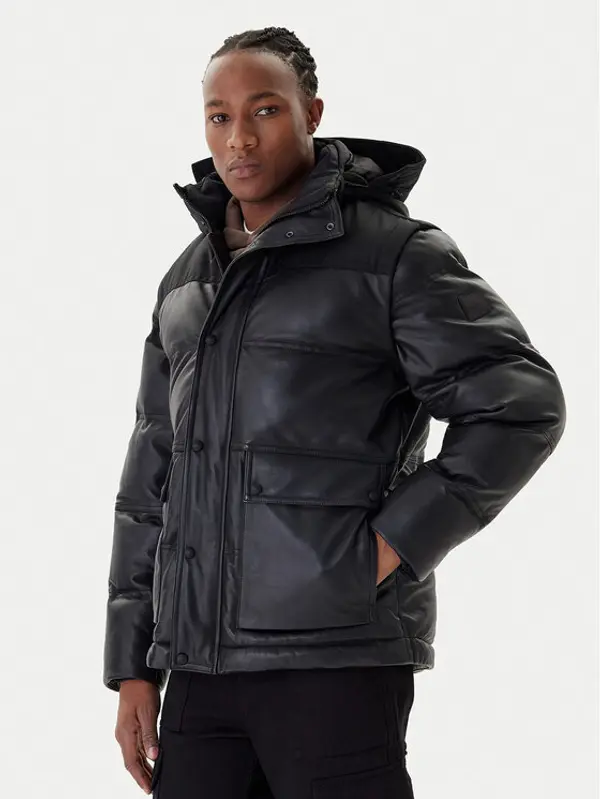 Boss Boss Prijelazna jakna Jolam 50522219 Crna Relaxed Fit