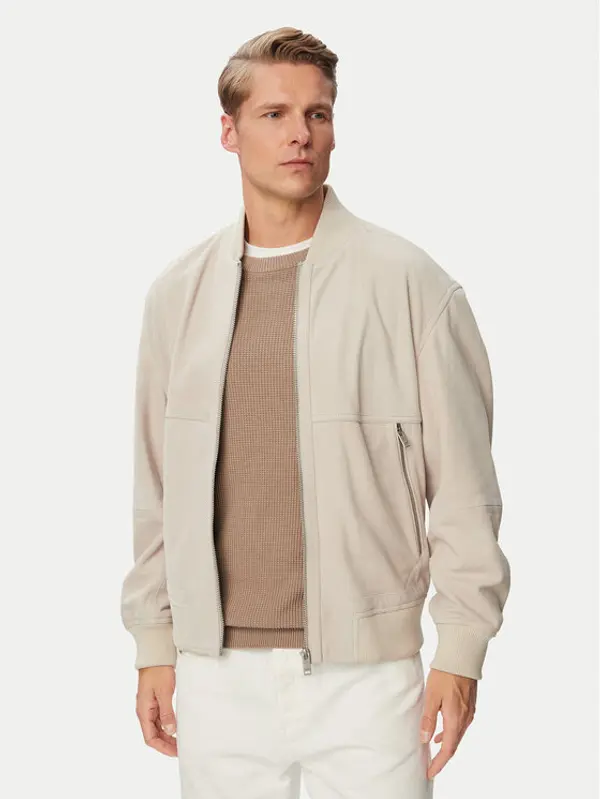 Boss BOSS Prijelazna jakna Jonorve 50562519 Bež Regular Fit