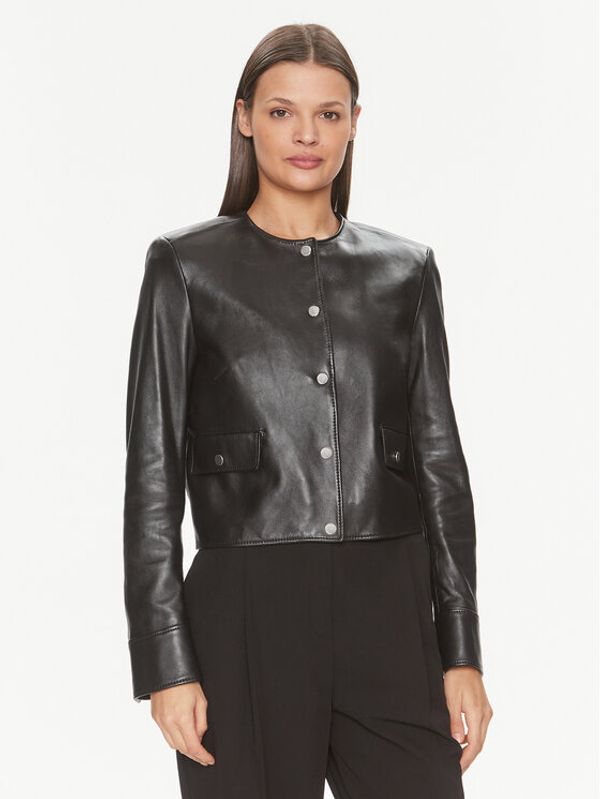 Boss Boss Prijelazna jakna Samarie 50505500 Crna Slim Fit